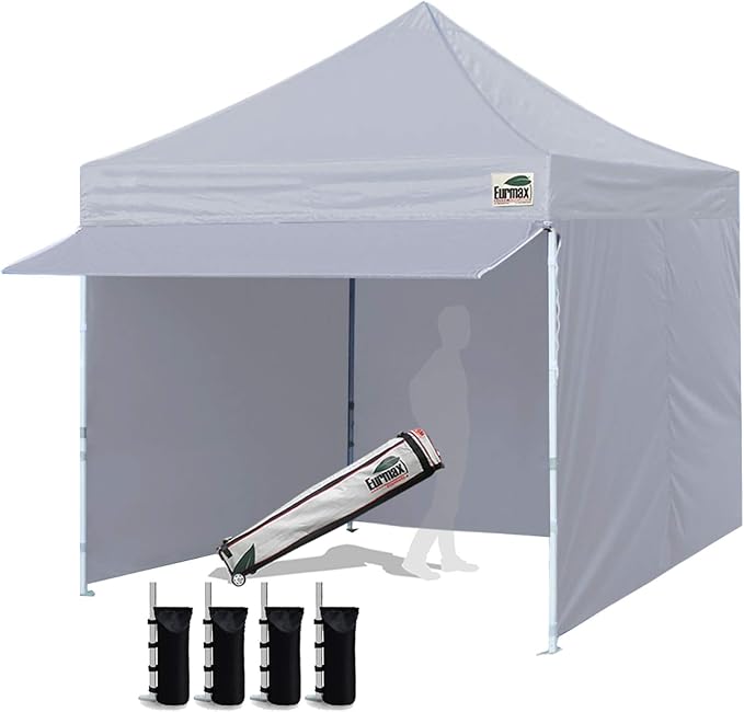 Eurmax USA 10 x 10 Pop up Canopy Commercial Tent Outdoor Party Canopies by Eurmax