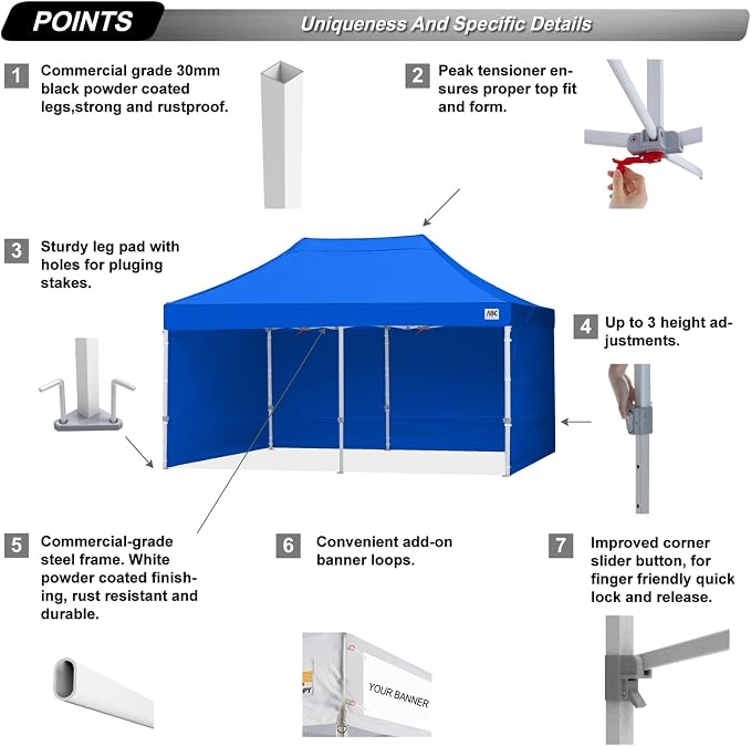ABCCANOPY Easy Pop Up Canopy Tent - Image 2