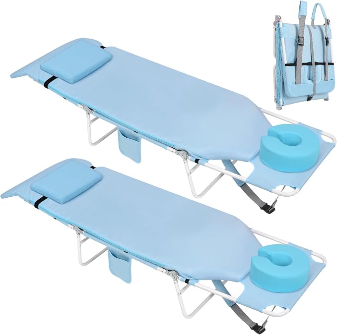 3 in 1 Women Comfort Backpack Beach Tanning Lounge Chair by Minndudu
