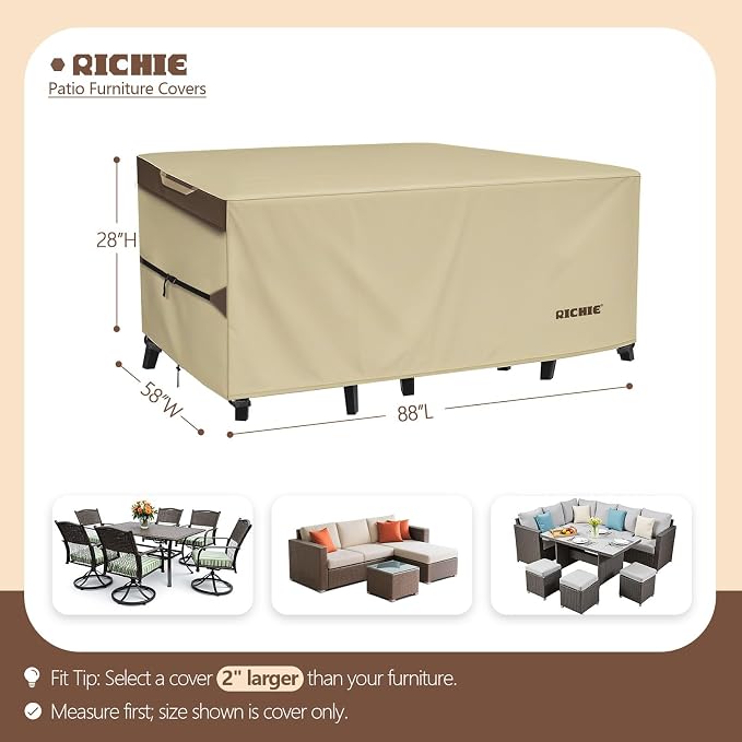 Outdoor Patio Furniture Cover - Image 2