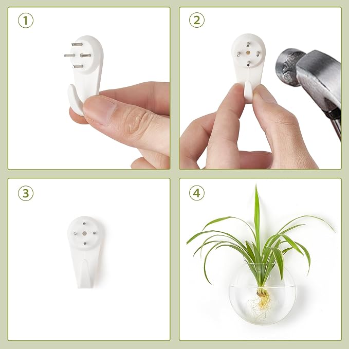 Mkono Wall Planter Propagation Stations Hanging Glass Terrariums Vase Container - Image 5