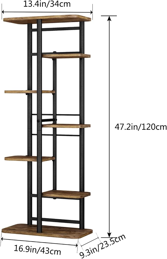 LINZINAR Plant Stand 7 Tier 8 Potted Multiple Flower Pot Holder Shelf Indoor - Image 6