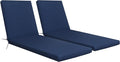 Only choice Outdoor Chaise Lounge Cushion Set of 2, Replacement Seat Cushion by ONLYCHOICE