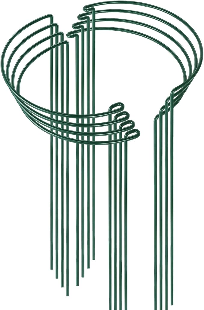 HiGift 8 Pack 24 Inch Plant Support Stakes, Flower Indoor Outdoor by HiGift