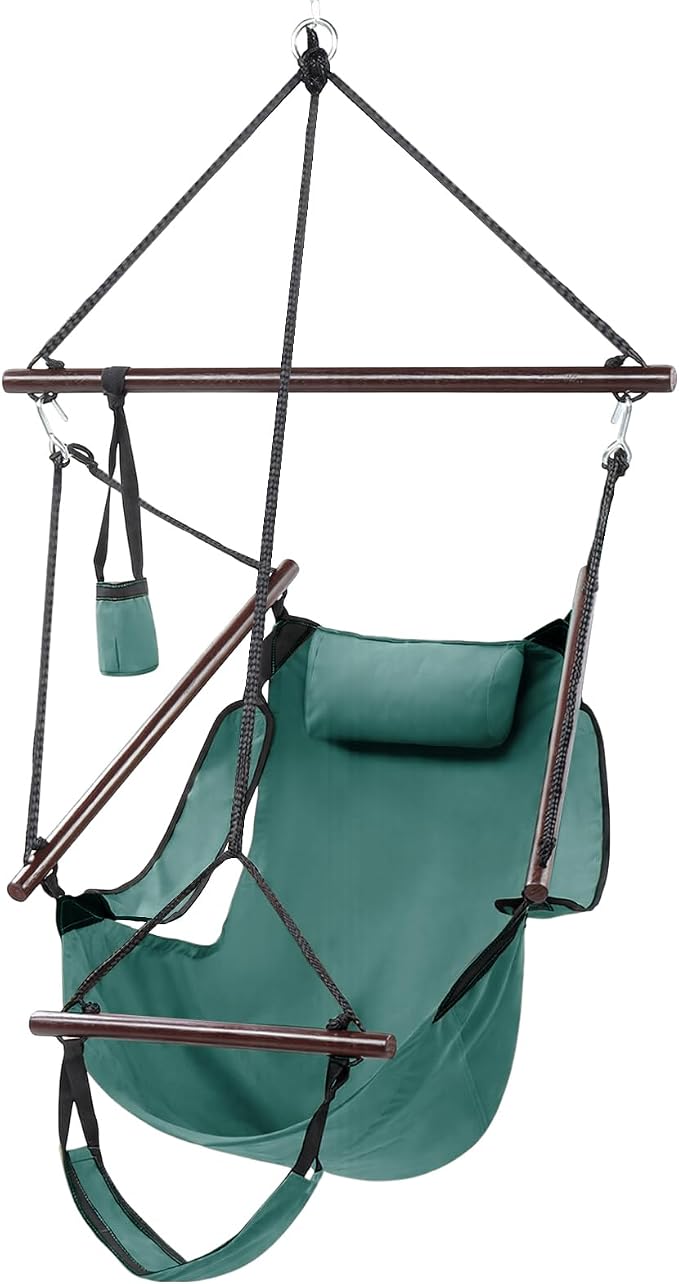 ONCLOUD Upgraded Unique Hammock Sky Chair, Air Deluxe Hanging Swing Seat by ONCLOUD