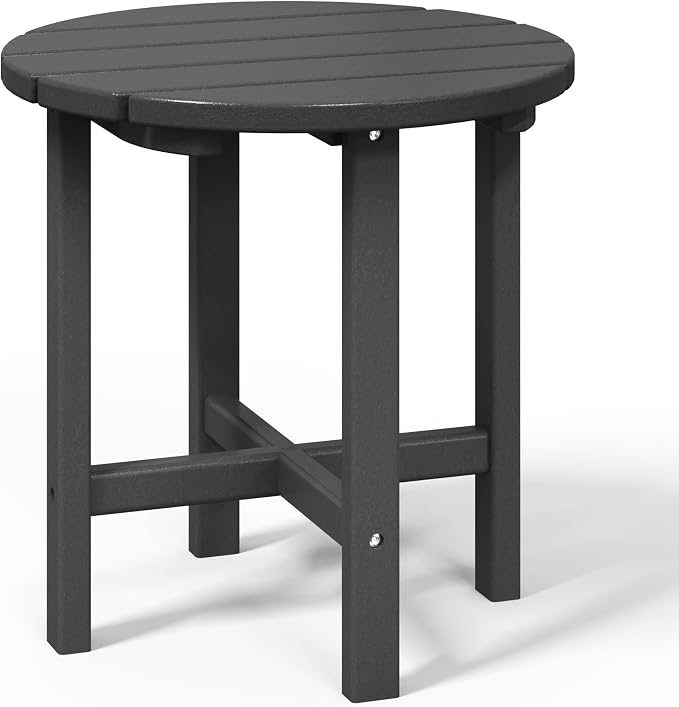 WestinTrends Dylan Adirondack Round Outdoor Side Table - Image 4