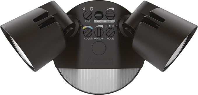 Lithonia Lighting HomeGuard 2-Light LED Outdoor Flood Lights, Motion Sensor - Image 6
