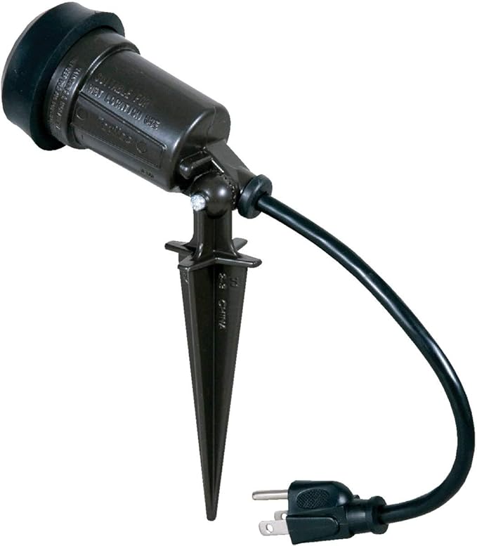 Hubbell-Bell SL101B Portable Spike Light Par 38 Bulb Bronze Finish, 75-150 Watt by BELL