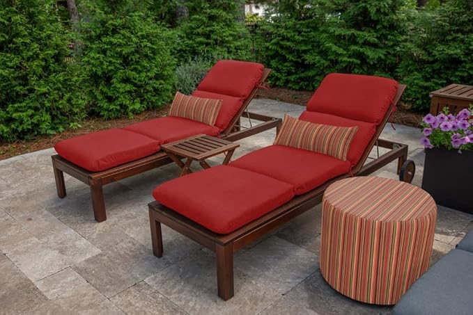 Sunbrella Patio Chaise Cushions - Image 4