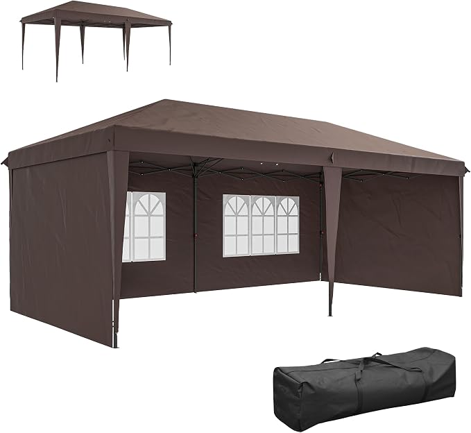 Outsunny 10' x 20' Pop Up Canopy Tent by Outsunny