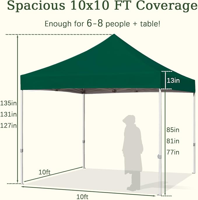 Easy 10x10 Pop Up Canopy Tent - Image 7