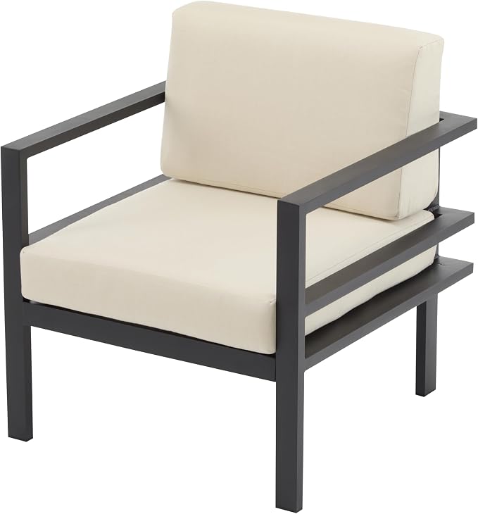 Christopher Knight Home Caden 27.7'' Modern Outdoor Lounge Chair - Image 5