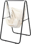 ONCLOUD 600LBS Heavy-Duty Hammock Chair Stand, Steel Hanging Chair Stand by ONCLOUD