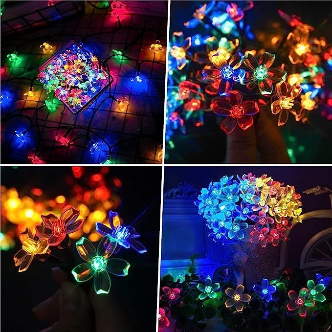 suddus Solar String Lights Outdoor Waterproof 50 led Fairy Lights Solar Powered - Image 2