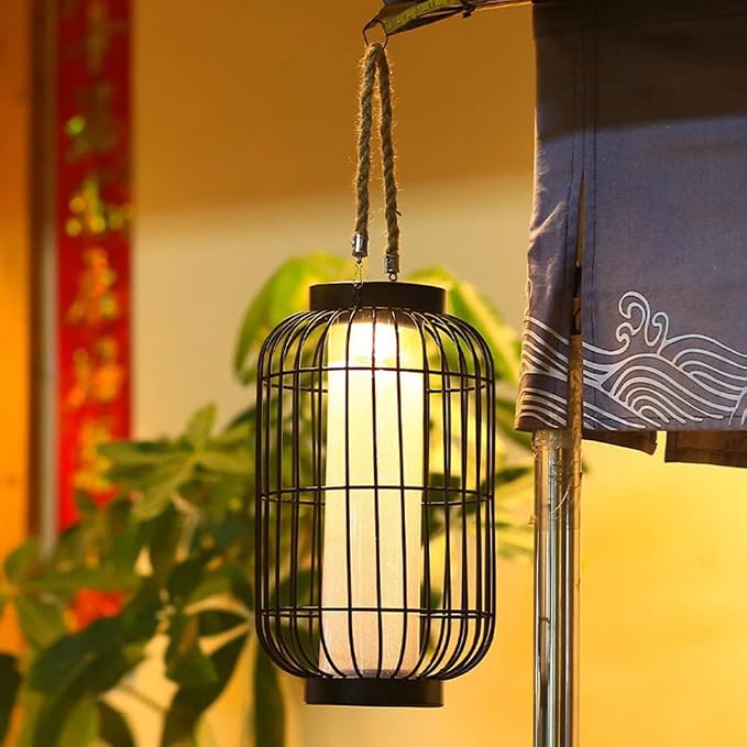 Large Outdoor Solar Lanterns Hanging Light Waterproof LED Garden Lights solar - Image 8