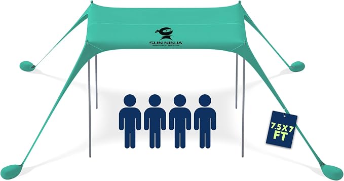 Sun Ninja Beach Tent Sun Shelter UPF50+ by SunNinja