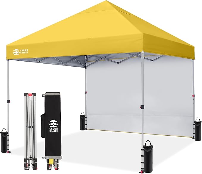 CROWN SHADES 8x8 Pop Up Canopy by CrownShades