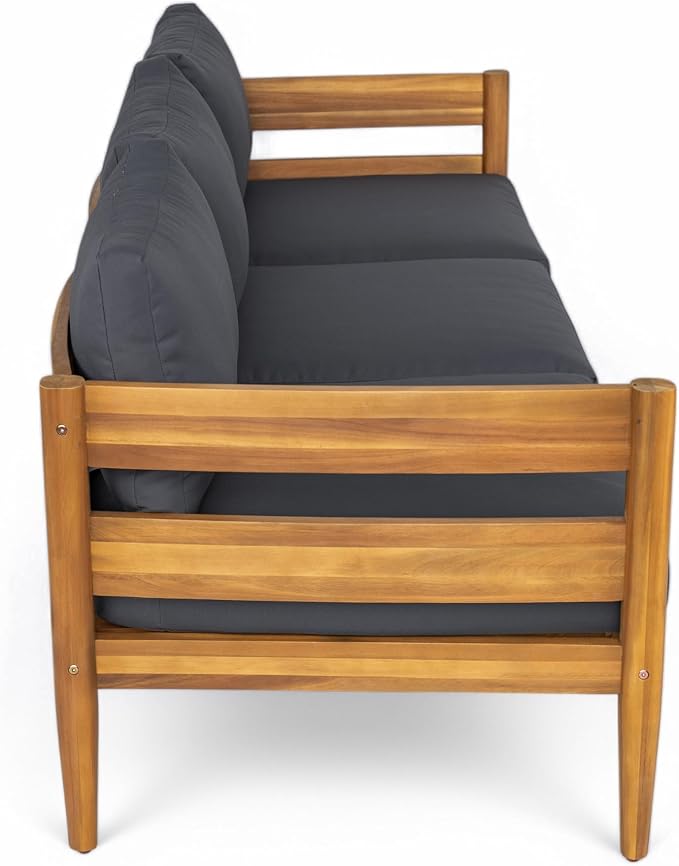 Christopher Knight Home Kavets 76.25'' W Outdoor 3 Seater Sofa - Image 5