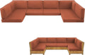 14-Piece Patio Furniture Cushions Set, Replacement Outdoor Cushions by MuaMelop