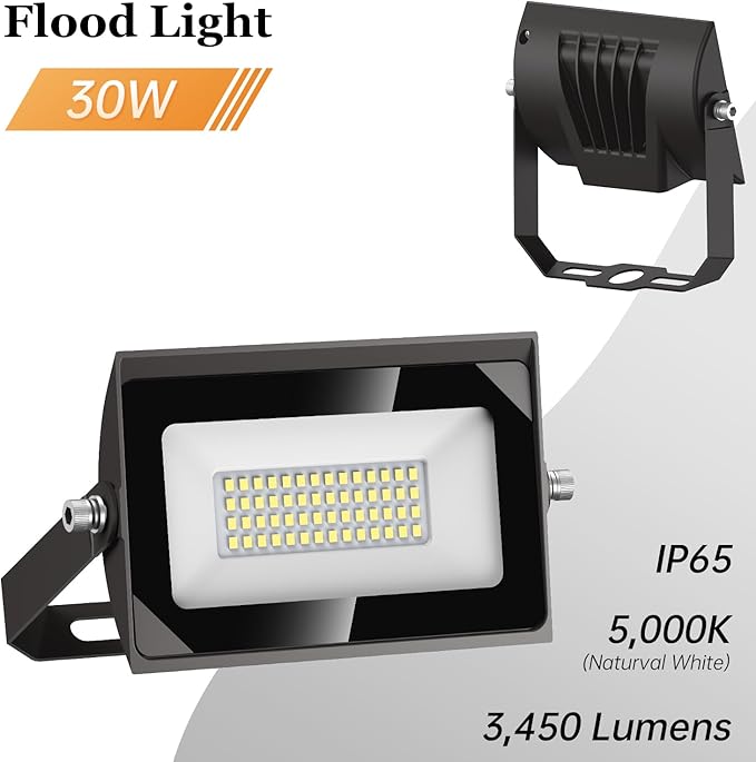 dephen 30W LED Flood Lights Outdoor - Image 2
