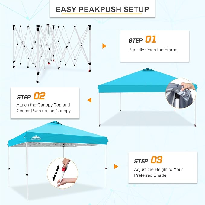 EAGLE PEAK Pop Up Canopy Tent - Image 2