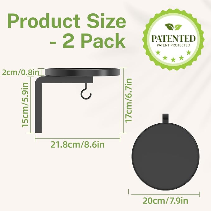 iDavosic.ly Wall Plant Holder Set of 2 - Image 2