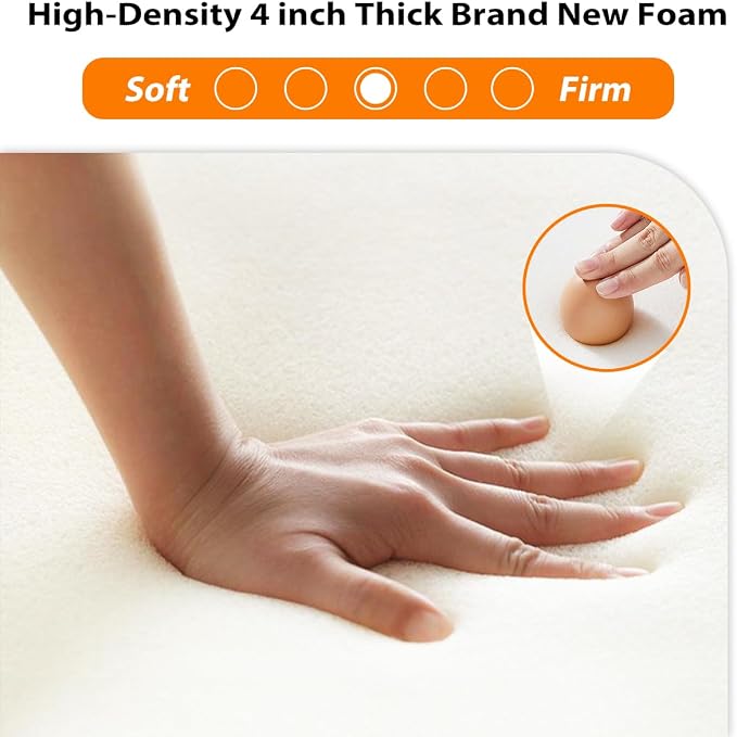 Sundale Outdoor Olefin Chaise Lounge Cushion, Water-Resistant Patio Lounge - Image 8