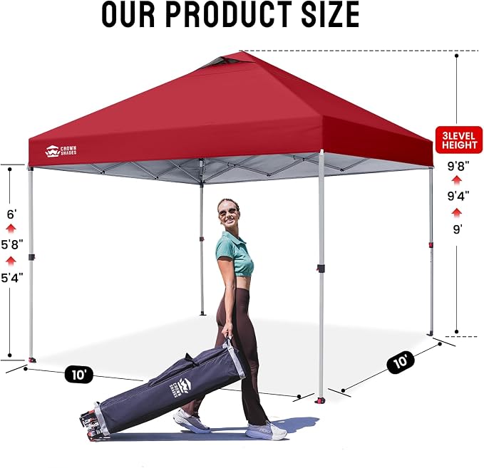 CROWN SHADES 10x10 Pop Up Canopy - Image 6