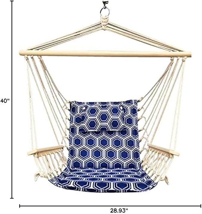 Hammock Chair Hanging Rope Swing, *12 Patterns, Quality Comfortable and - Image 7