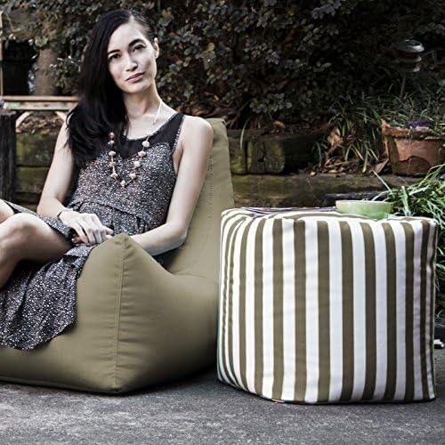 Jaxx Luckie Outdoor Patio Bean Bag Ottoman - Image 5