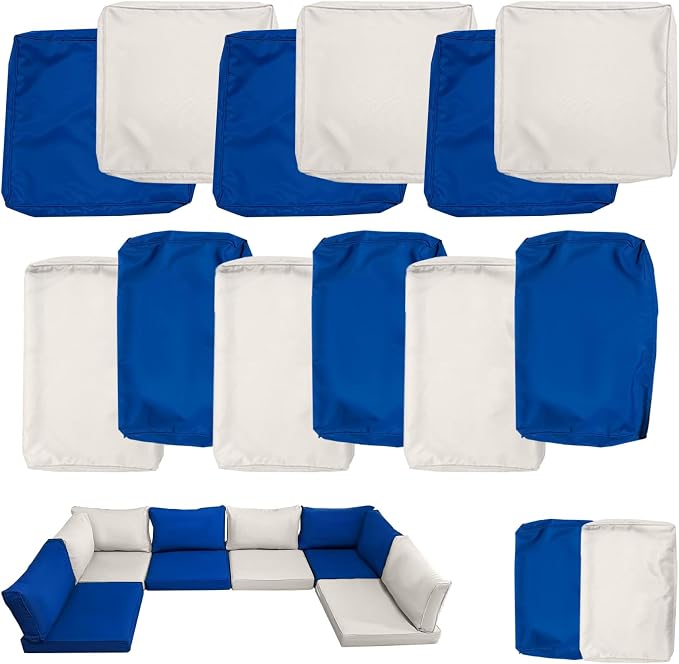 Outdoor Cushions Covers for Patio Furniture, Patio Cushion Covers Replacement by Actualaction