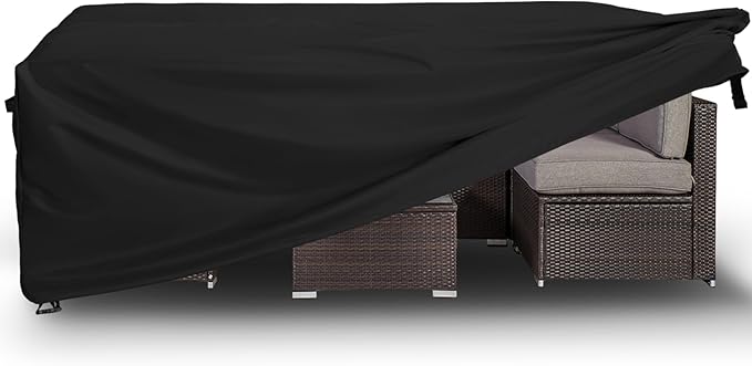 Easy-Going Rectangle Patio Furniture Cover Waterproof Outdoor Dining Table and by Easy-Going