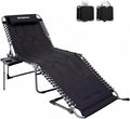 KingCamp Oversize Lounge Chair Outdoor, Extra Large Padded Folding 5 Positions by KingCamp
