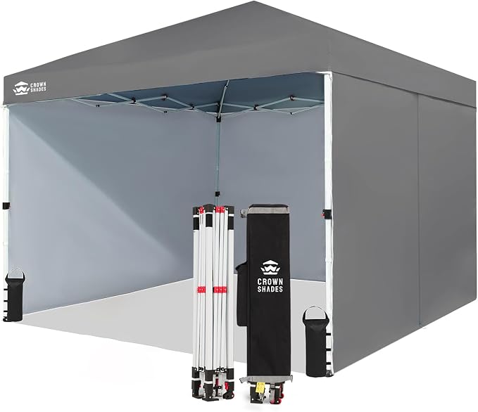 CROWN SHADES 10X10 Comercial Instant Canopy Pop Up Tent by CrownShades