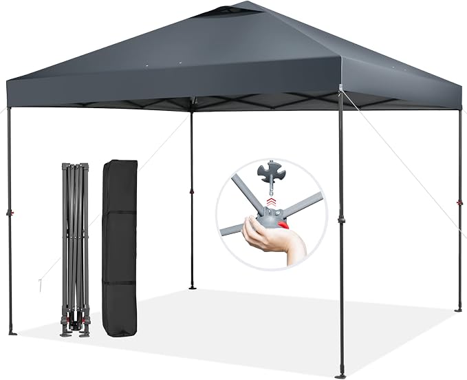 Tangkula 10x10 Ft Pop Up Canopy, Easy Set-up Instant Tent by TANGKULA