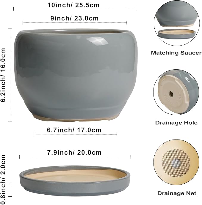 SQOWL 10 Inch Plant Pot - Image 3