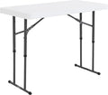 Lifetime Commercial Height Adjustable Folding Utility Table by Lifetime