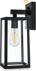 SHINE HAI Dusk to Dawn Outdoor Wall Lantern, Double Extra Large Exterior Sconce by ShineHai