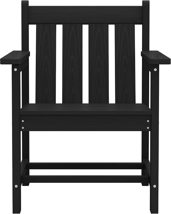 SEWRWALL 3 Pieces Patio Bistro Set, All Weather Adirondack Chair Set - Image 10