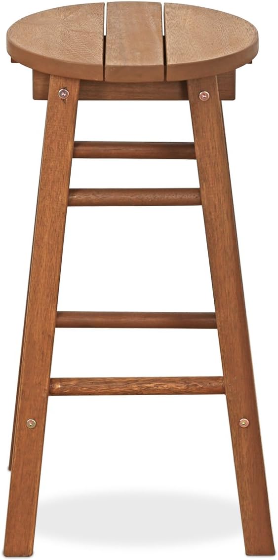 Furinno FG17629 Tioman Outdoor Hardwood Patio Furniture Promo Arch Bar Stool - Image 3