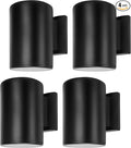 Livinlarge 4-Pack Outdoor Solar Wall Lights, IP65 Waterproof Outdoor Wall by Livinlarge