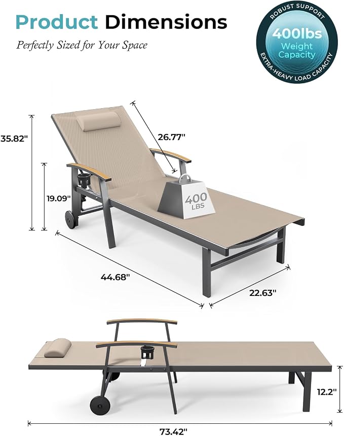 Ciokea Outdoor Lounge Chair - Image 2