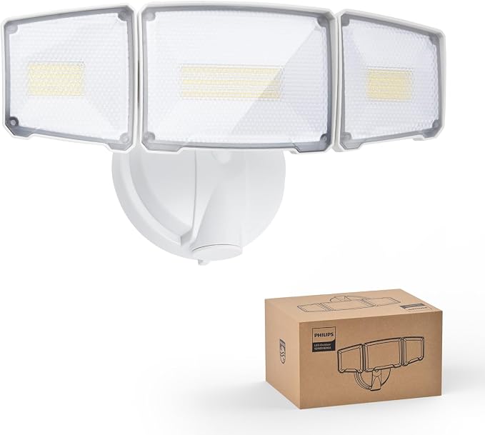 Philips 72W 7400LM LED Flood Lights Outdoor, Switch Controlled Aluminum by PhilipsLightingLED