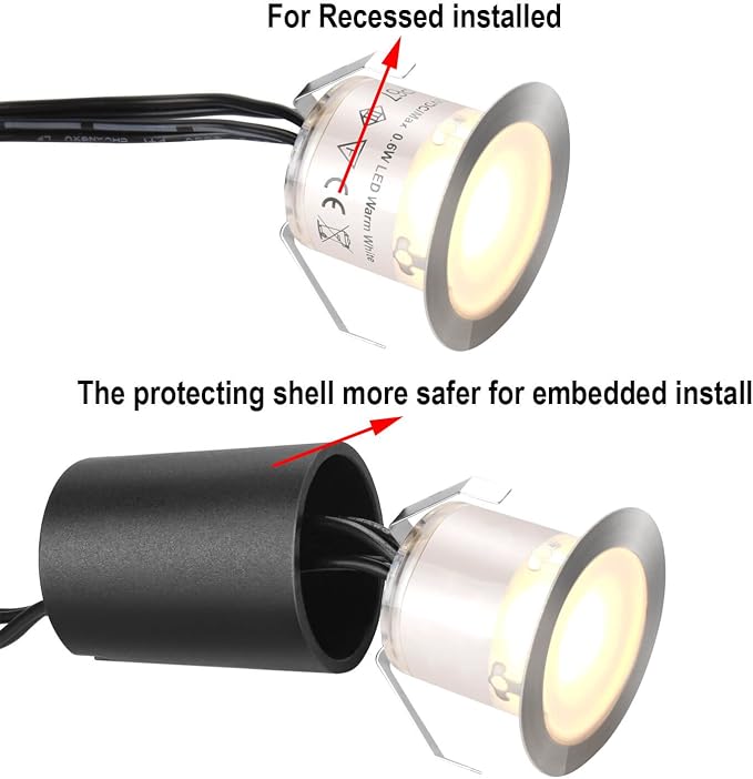 SMY Lighting 10 Pack Recessed LED Deck Light Kits - Image 2