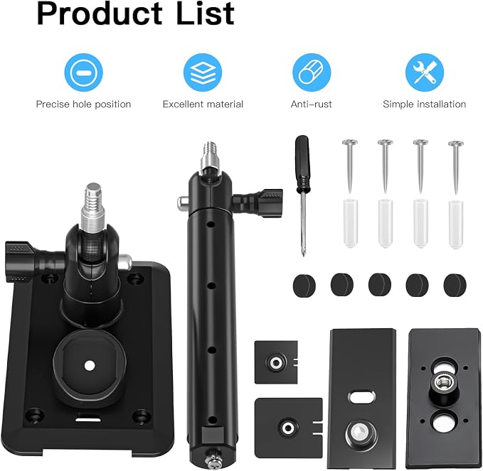 HOLACA 2-in-1 Wall Mount Bracket - Image 5