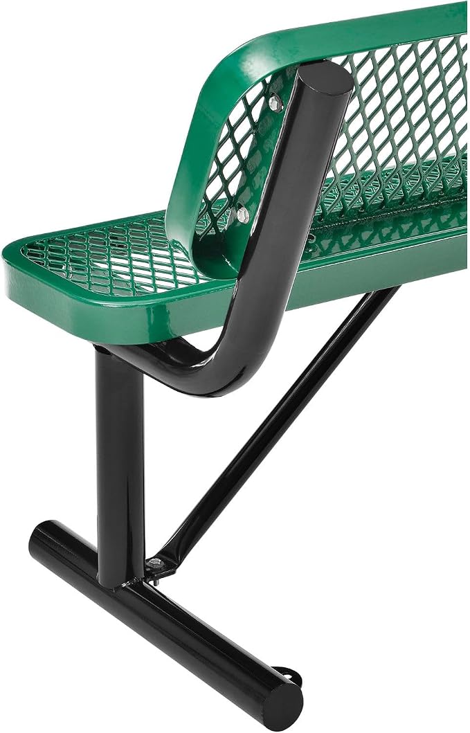 Global Industrial 4'L Heavy Duty Expanded Metal Mesh Bench - Image 6