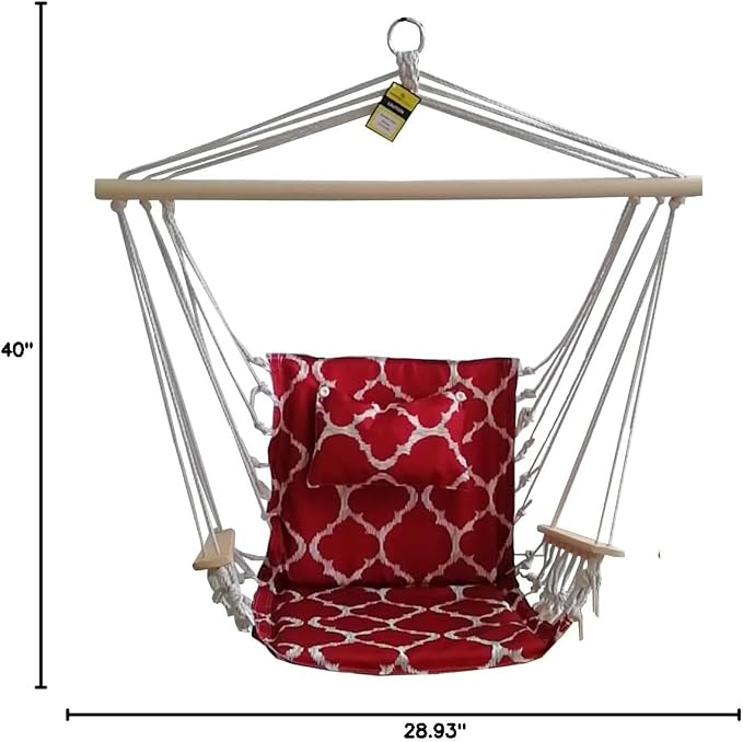 Hammock Chair Hanging Rope Swing, *12 Patterns, Quality Comfortable and - Image 6