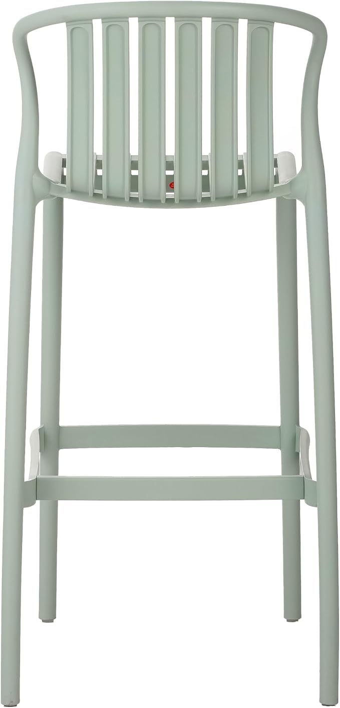Christopher Knight Home Lenno Outdoor Plastic Bar Stools Set of 2, Patio Bar - Image 9