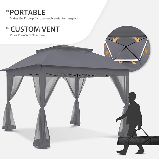 COOS BAY 11x11 Pop Up Gazebo - Image 5
