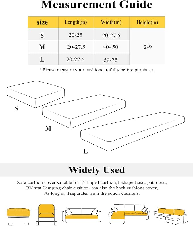 Christmas Stretch Couch Sofa Cushion Covers, Sectional/Individual/L/T Shape - Image 7